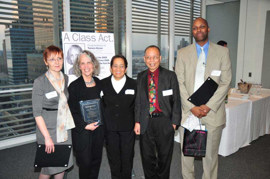 Michael Hunter with fellow honorees